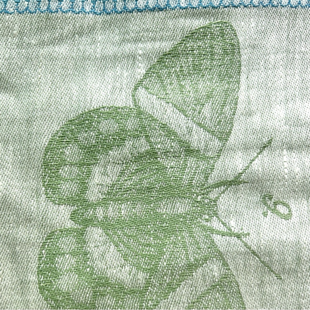 WILLIAM SONOMA spring butterfly jacquard table runner - Picture 7 of 10